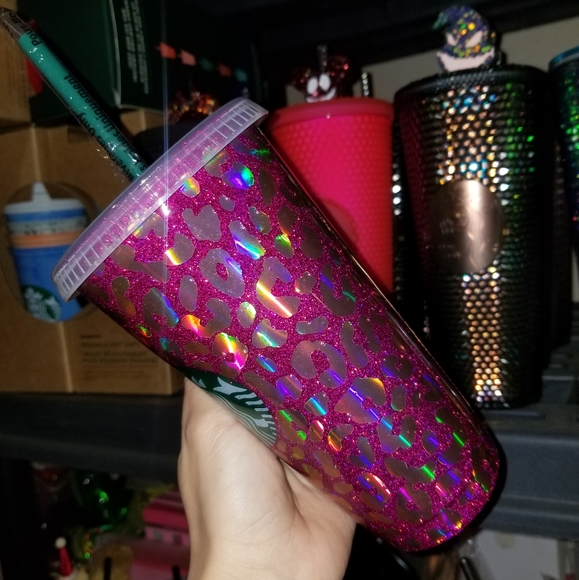 🆕️Starbucks, Custom, Leopard Holo, Cold Cup 🐆 - Picture 15 of 17